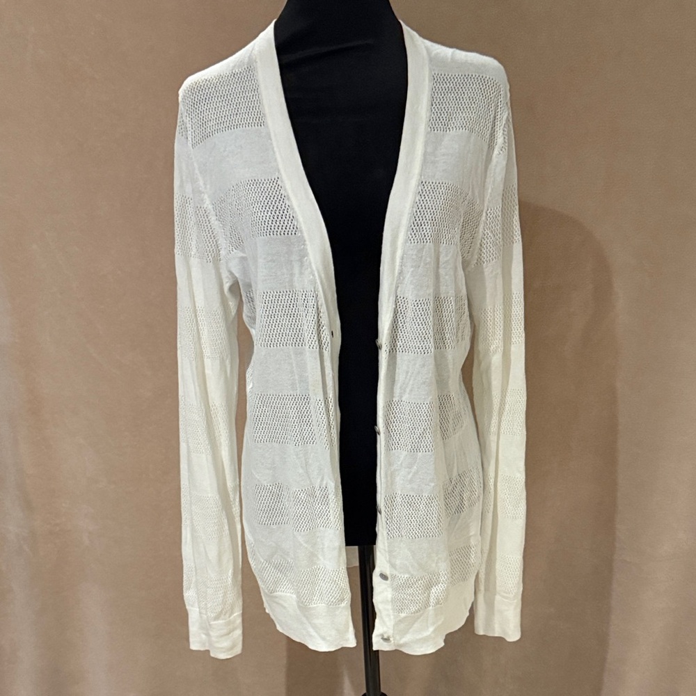 GAP White Women's Cardigan Sweater